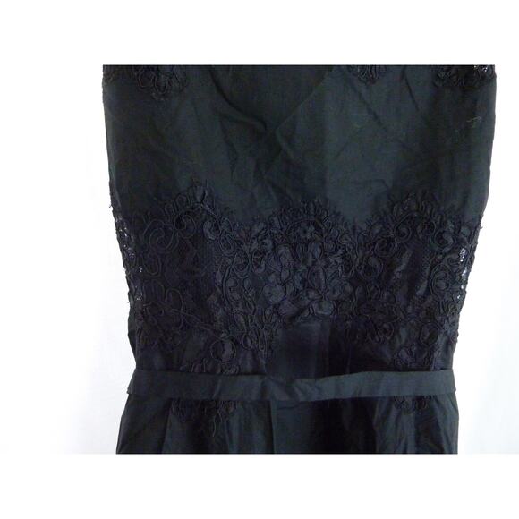 NWT J Crew Lace Black Dress Regenerative Cotton - Picture 2 of 8